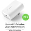 Belkin USB C Charger Block 30W – USB-C to C Cable Included – PPS, USB-IF Certified PD 3.0 Super Fast Charging – Samsung Galaxy S25, Apple iPhone 17, Air, Google Pixel, Nintendo Switch 2 & More – White(30W + Lightning Cable)