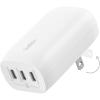 Belkin 3-Port USB C Charger Block 67W – PPS, USB-C PD 3.1 Enabled Fast Charging Charger for iPhone 17, MacBook Pro, AirPods, Samsung Galaxy S25, Google Pixel 10, Nintendo Switch 2 & More – White
