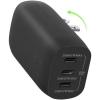 Belkin 3-Port USB C Charger Block 67W – PPS, USB-C PD3.1 Super Fast Charging Charger – Samsung Galaxy S25, Apple iPhone 17, Air, Pro, MacBook, AirPods, Apple Watch, Nintendo Switch 2 & More – White(Black)