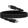 Belkin BoostCharge (2M/6.6ft) Braided USB-C to USB-C Cable for iPhone 17, iPhone 17 Pro, iPhone 17 Pro Max, Galaxy S25, S24, Note, Pixel 10 & 9, iPad Pro, Nintendo Switch 2 & More – Pink(Black)