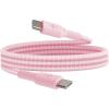 Belkin BoostCharge (2M/6.6ft) Braided USB-C to USB-C Cable for iPhone 17, iPhone 17 Pro, iPhone 17 Pro Max, Galaxy S25, S24, Note, Pixel 10 & 9, iPad Pro, Nintendo Switch 2 & More – Pink(Pink)