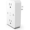 Belkin Multi-Outlet Extender, Fast Charging USB-C Plug Adapter – Safe Charge for MacBook Pro, Chromebook, Apple iPhone 17, Air, 16, 15, 14, Samsung Galaxy S25, Nintendo Switch 2, & More – White(Mount)