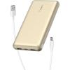 Belkin Portable Charger, USB C Power Bank 20000 mAh w/ 2 USB-A Ports, 15W w/ Type-A to Type-C Cable – iPhone 17, Air, Pro, Pro Max, AirPods, Samsung Galaxy S25, S24, Google Pixel 10, iPad, etc. – Blue(Gold)
