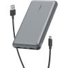 Belkin Portable Charger, USB C Power Bank 20000 mAh w/ 2 USB-A Ports, 15W w/ Type-A to Type-C Cable – iPhone 17, Air, Pro, Pro Max, AirPods, Samsung Galaxy S25, S24, Google Pixel 10, iPad, etc. – Blue(Gray)