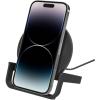 Belkin Quick Charge Wireless Charging Stand – 15W Qi-Certified Charger Stand for iPhone, Galaxy, Pixel & More, Charge While Listening to Music, Video Streaming, & Video Calling – Black (No PSU)(10W – Power Supply Included)