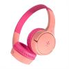 Belkin SoundForm Mini – Wireless Bluetooth Headphones for Kids with 30H Battery Life, 85dB Safe Volume Limit, Built-in Microphone – Kids On-Ear Earphones for iPhone, iPad, Fire Tablet & More – Pink