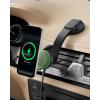 Belkin Wireless Car Charger, Magnetic Car Dash Mount w/ 1M USB C Cable, Qi2 MagSafe Compatible Fast Charging iPhone Charger for iPhone 17, Galaxy S25, Pixel 10, & More – Travel Accessories – Black(Dash Mount)