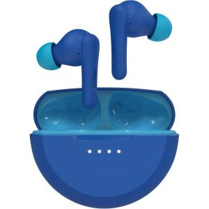 Belkin SoundForm Nano 2 Bluetooth Earbuds for Kids with Built-in Microphone, 28H Battery Life, Safe 85dB Volume, IPX5 Water Resistance – Kids Bluetooth Earbuds for iPhone, iPad, Galaxy, & More – Pink(Blue)