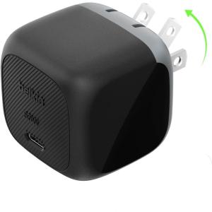 Belkin USB C Charger Block 65W, Super Fast Charging Block, Type C Wall Charger – Apple iPhone 17, Air, Pro, Galaxy S25, Google Pixel 10, MacBook, AirPods, Chromebook, Nintendo Switch 2 & More – Black(Single Pack)