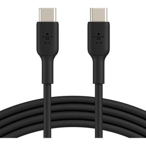 Belkin USB-C to USB-C Cable Fast Charging Cable (2M/6.6ft) for iPhone 16, iPhone 16 Pro, iPhone 16 Pro Max, Galaxy S25, S24, Note, Pixel, iPad Pro, Nintendo Switch 2, Carplay & More – Black(Black)