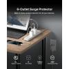 Belkin 6-Outlet Surge Protector Power Strip, 6ft Cord, 360° Rotating Plug – 1080 Joules Protection(6 ft)