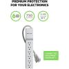 Belkin 6-Outlet Surge Protector Power Strip, 6ft Cord, 360° Rotating Plug – 1080 Joules Protection(8 ft)