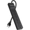 Belkin 6-Outlet Surge Protector Power Strip, UL-listed w/ 6 AC Outlets & 10ft/3M Cord, Overload and Overvoltage Protection for Personal Electronics, Small Appliances, & More – 720 Joules of Protection(Black)