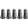 Belkin Surge Protector w/ 8 Rotating & 4 Standard Outlets (Pack of 5) – 8ft Sturdy Extension Cord with Flat Pivot Plug for Home, Office, Travel, & Desktop – Power Strip – 4320 Joules(5 Pack)