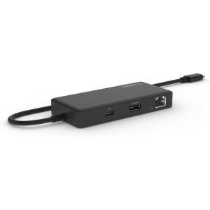Belkin 5-in-1 Powered USB-C & USB Hub, USB-C Docking Station w/ 2 USB-A Ports, 1 USB-C Port, Ethernet, & 4K HDMI Port, Compatible with MacBook, Chromebook & Other USB-C Devices