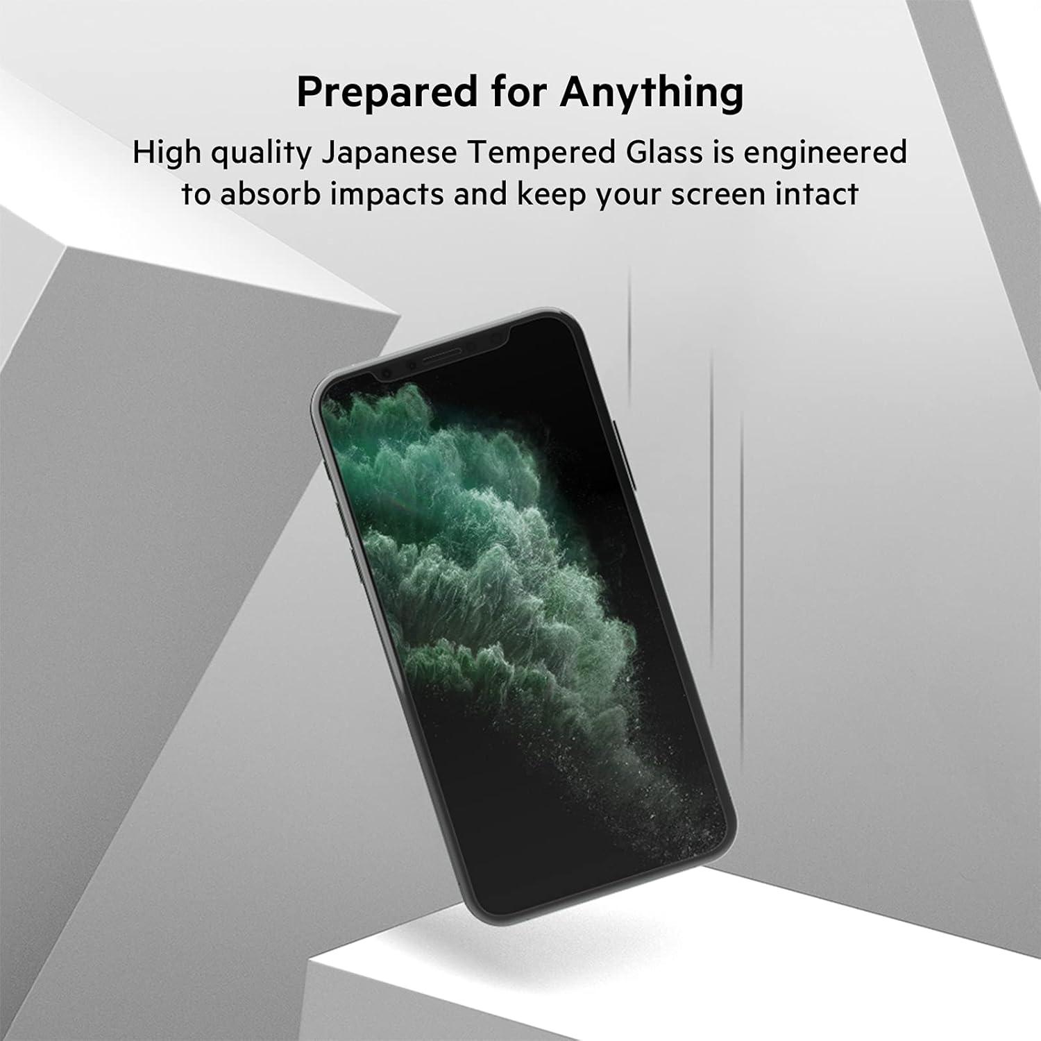 imageBelkin Screen Protector for Apple iPhone 11 Pro Max or iPhone XS Max with AntimicrobialTreated and Included Easy Align Tray for Simple Bubble Free Installation ScreenForce TemperedGlassiPhone 11 Pro