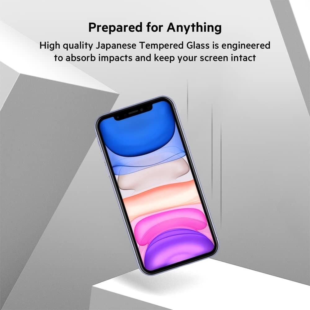 imageBelkin Screen Protector for Apple iPhone 11 Pro Max or iPhone XS Max with AntimicrobialTreated and Included Easy Align Tray for Simple Bubble Free Installation ScreenForce TemperedGlassiPhone 11