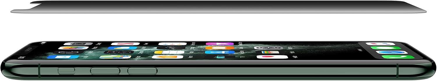 imageBelkin Screen Protector for Apple iPhone 11 Pro Max or iPhone XS Max with AntimicrobialTreated and Included Easy Align Tray for Simple Bubble Free Installation ScreenForce TemperedGlassiPhone 11 Pro