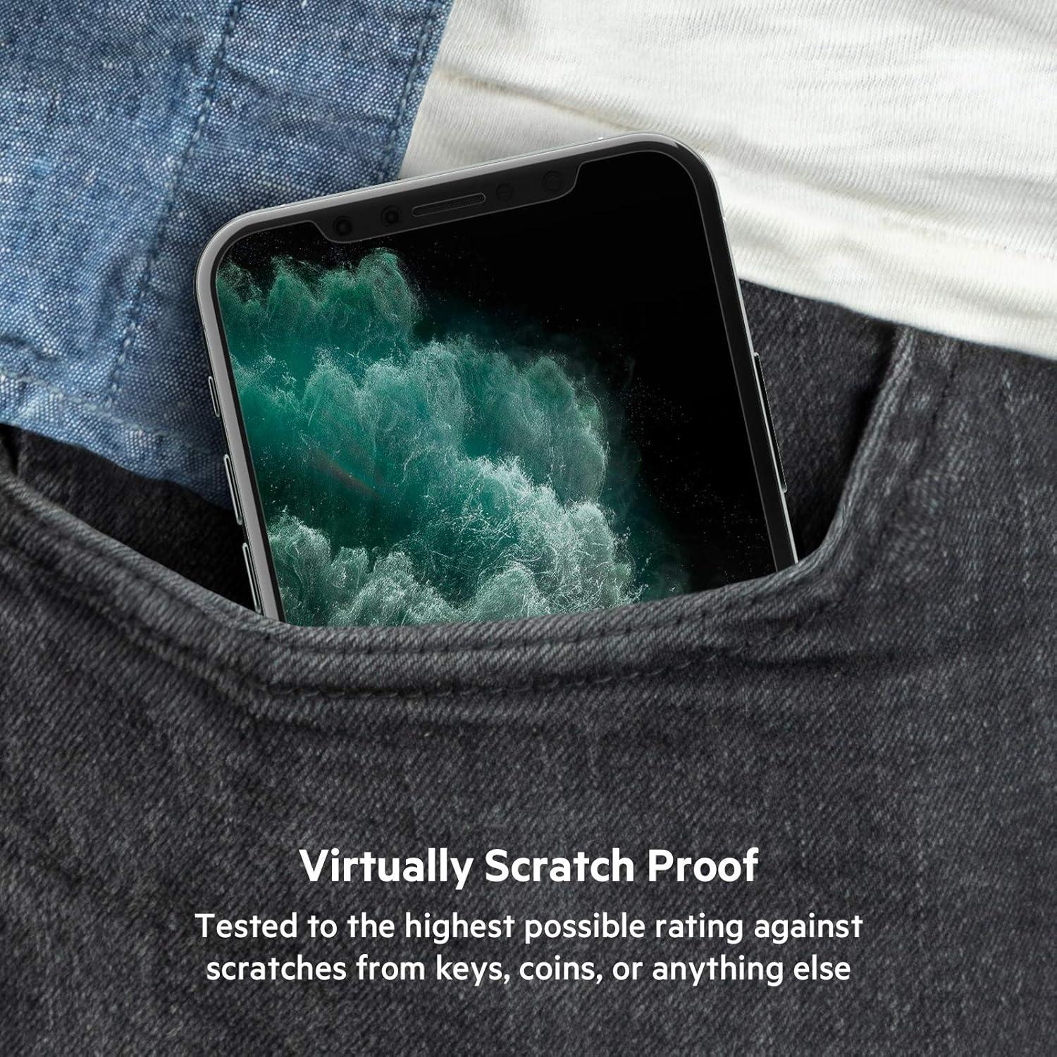 imageBelkin Screen Protector for Apple iPhone 11 Pro Max or iPhone XS Max with AntimicrobialTreated and Included Easy Align Tray for Simple Bubble Free Installation ScreenForce TemperedGlassiPhone 11 Pro