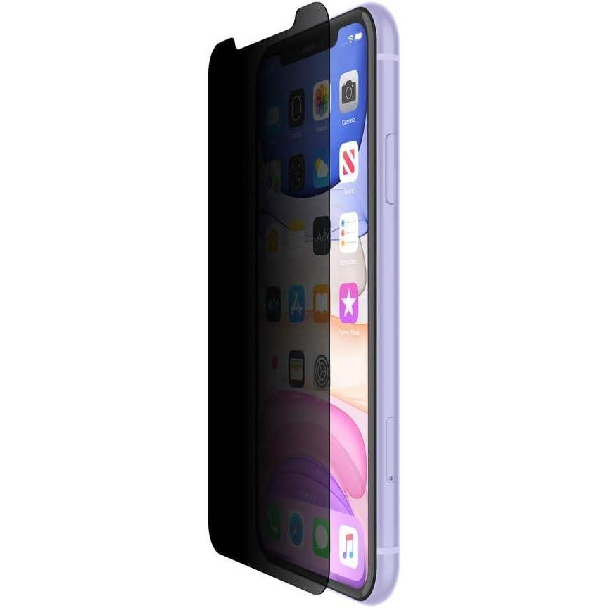 imageBelkin Screen Protector for Apple iPhone 11 Pro Max or iPhone XS Max with AntimicrobialTreated and Included Easy Align Tray for Simple Bubble Free Installation ScreenForce TemperedGlassiPhone 11