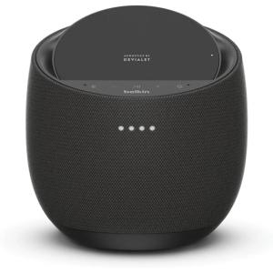 Belkin SOUNDFORM Elite Hi-Fi Smart Speaker + Wireless Charger (Alexa Voice-Controlled Bluetooth Speaker) Sound Technology By Devialet, Fast Wireless Charging for iPhone, Samsung Galaxy & More – White(White)