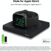 Belkin Apple Watch Charger – Fast Wireless Charging Pad – Travel Charger with Nightstand Mode W/USB-C Cable Included for Apple Watch (Compatible with All Models) – Black