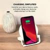 Belkin Quick Charge 10W Wireless Charger – Qi-Certified Charger Stand for iPhone, Samsung Galaxy – Charge While Listening to Music, Streaming Videos, & Video Calling – Includes AC Adapter – White
