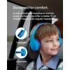 Belkin SoundForm Children’s Mini Wireless Headphones with Built-in Microphone and Fun Sticker for 30 Hours Playback – Study Holidays on Ear Headphones for iPhone, iPad, Galaxy, White(Blue)