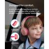 Belkin SoundForm Children’s Mini Wireless Headphones with Built-in Microphone and Fun Sticker for 30 Hours Playback – Study Holidays on Ear Headphones for iPhone, iPad, Galaxy, White(Pink.)