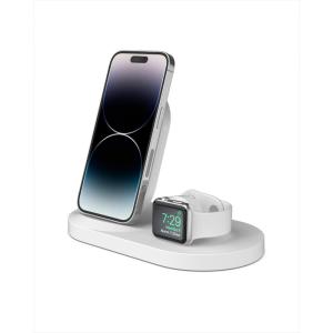 Belkin Boost Up Wireless Charging Dock for iPhone + Apple Watch + USB-A Port (Wireless Charger for iPhone XS, XS Max, XR, X, 8/8 Plus, Apple Watch 4, 3, 2, 1) – White(White)