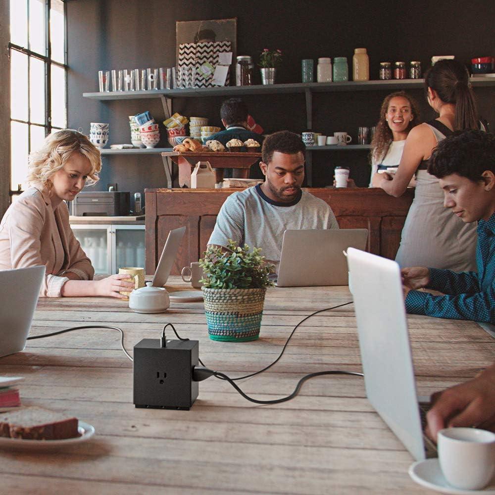 imageBelkin Power Strip Surge Protector 4 Multiple Outlets amp 4 USB Charger Ports Cube Outlet Extender for MacBook iPhone 1112 Pro Max Galaxy S20Note 20 Ultra Home Office Travel amp Desktop Black4 USB