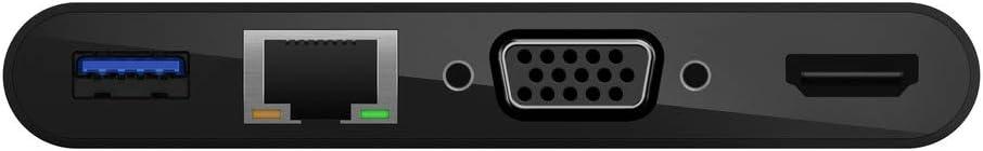 imageBelkin USBC Hub 6in1 MultiPort Docking Station Docking Station for iPad iPad Pro iPad Mini MacBook amp More  60W Power Delivery 30 4K HDMI USBA Ethernet amp SD Card Ports5Port