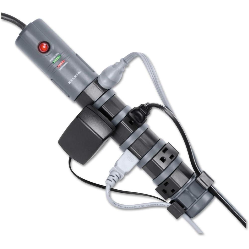 imageBelkin 8Outlet Surge Protector Power Strip with 6 Rotating AC Outlets amp 6ft Long Plug HeavyDuty Extension Cord for Home Office Travel Computer Desktop amp Phone Charger 2160 Joules