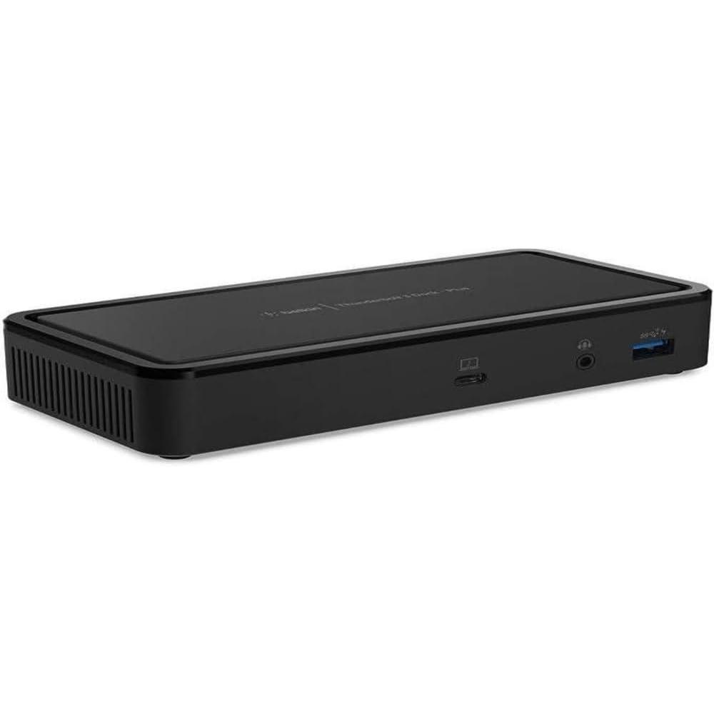 imageBelkin Thunderbolt 3 Dock Plus with 26ft Thunderbolt 3 Cable Thunderbolt Dock for MacOS and Windows Dual 4K 60Hz 40Gbps Transfer speeds 60W Upstream Charging