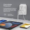 Belkin 6-Outlet Surge Protector Power Strip, ETL-listed, Wall-Mountable w/ 6 AC Outlets, Overvoltage Protection, LED Indicator, USB-C & USB-A Ports w/ USB-C PD Fast Charge – 1,680 Joules of Protection