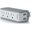Belkin 6-Outlet Wall Surge Protector w/ 2 USB-A Ports, Wall-Mountable Surge Protector for Home, Office, Travel, Computer Desktop, Laptop, Phone Charger, & More – 900 Joules of Protection(Pack of 1)