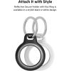 Belkin AirTag Case Keychain with Reflector (4 Pack) MSC011dsGS(Gray (Set of 4))
