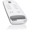 Belkin Power Strip Surge Protector – 12 AC Multiple Outlets, Ethernet & Cable Protection – 8 ft Long Extension Cord for Home, Office, Travel, Computer Desktop & Phone Charger – 3996 Joules, White(White)