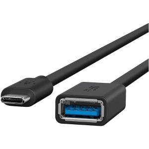 Belkin B2B150-BLK S-C Cable6 FT9 Pin USB Type A to 24 Pin USB Type C, Black