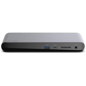 Belkin Thunderbolt 3 Dock Pro with 2.6 ft Thunderbolt 3 Cable (Thunderbolt Dock for macOS and Windows) Dual 4K @60Hz, 40 Gbps Transfer Speeds, 85 W Upstream Charging