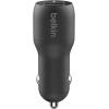 Belkin 24 Watt Dual USB Car Charger – 2 12W USB A Ports with Micro-USB Cable for Fast Charging Apple iPhone 14, 14 Pro, 14 Pro Max, iPhone 13, Samsung Galaxy, AirPods & More – USB-C Charger
