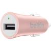 Belkin Mixit Metallic 2.4A Premium Wall and Car Charger Bundle with 4-Foot Micro USB Cable Charging Kit – for Android Phones – Rose Gold